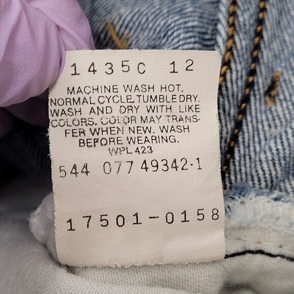 Vintage 501 LEVIS Tapered Chic Mom Jeans Womens 10 30x30 - Picture 6 of 16